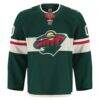 Minnesota Wild Fashion7 Home Authentic Pro Custom Jersey - Green - Side View