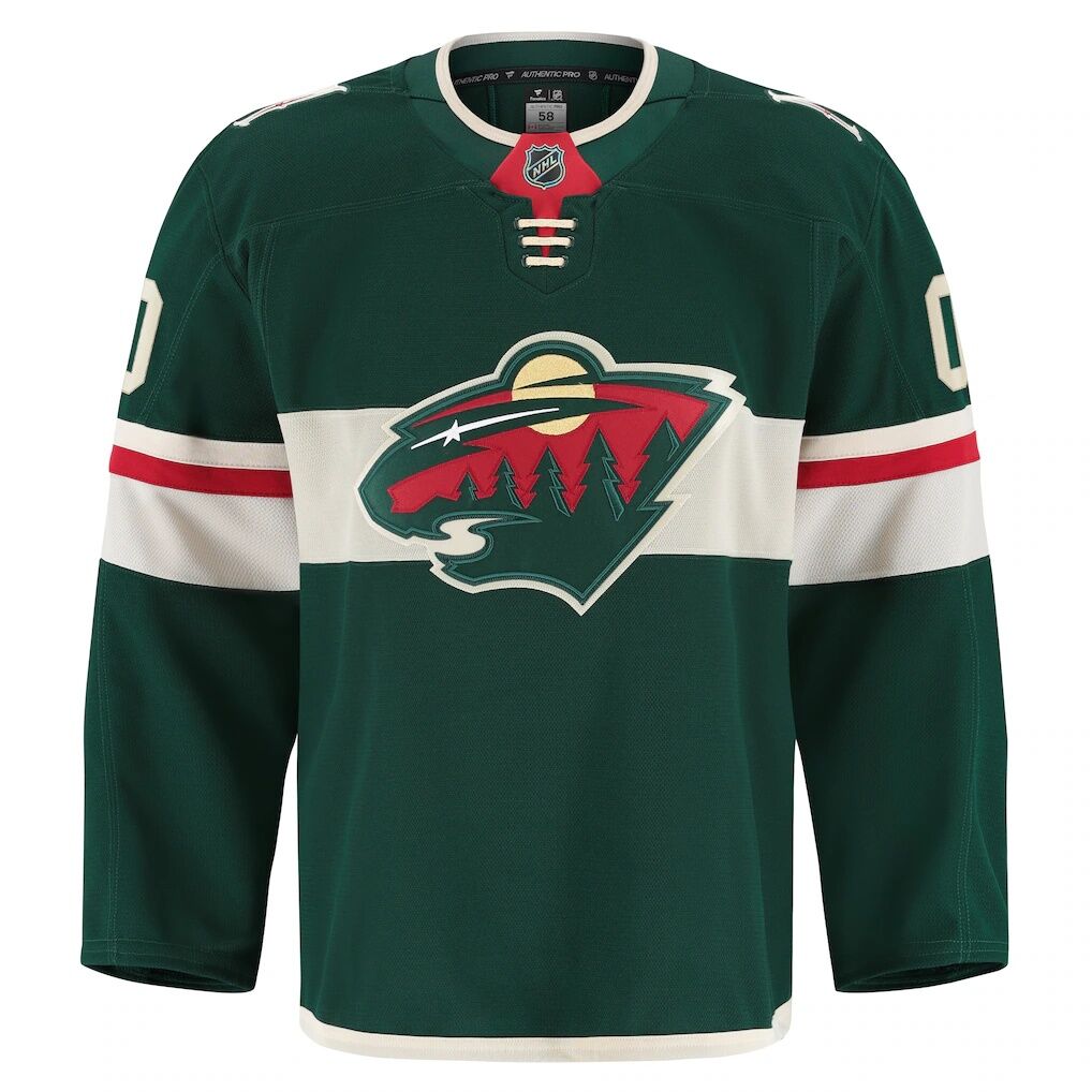 Minnesota Wild Fashion7 Home Authentic Pro Custom Jersey