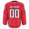 Washington Capitals Fashion7 Home Authentic Pro Custom Jersey - Red - Detail View
