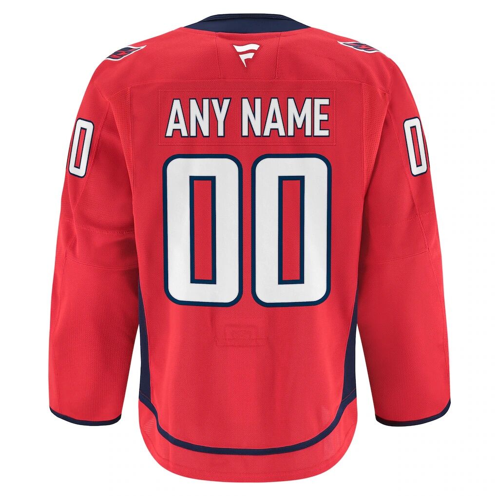 Washington Capitals Fashion7 Home Authentic Pro Custom Jersey