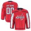 Washington Capitals Fashion7 Home Authentic Pro Custom Jersey - Red - Front View