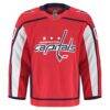 Washington Capitals Fashion7 Home Authentic Pro Custom Jersey - Red - Side View