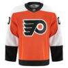 Philadelphia Flyers Fashion7 Home Authentic Pro Custom Jersey - Orange - Side View