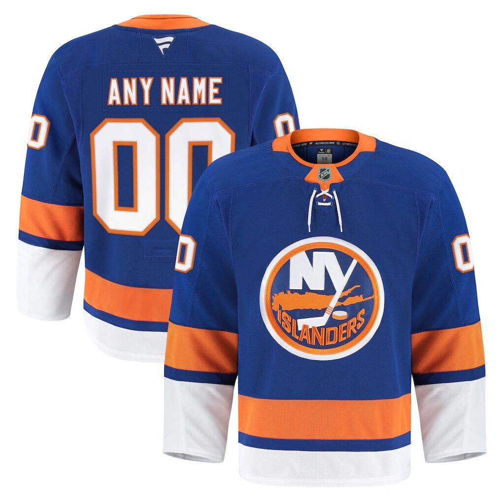 New York Islanders Fashion7 Home Authentic Pro Custom Jersey - Royal