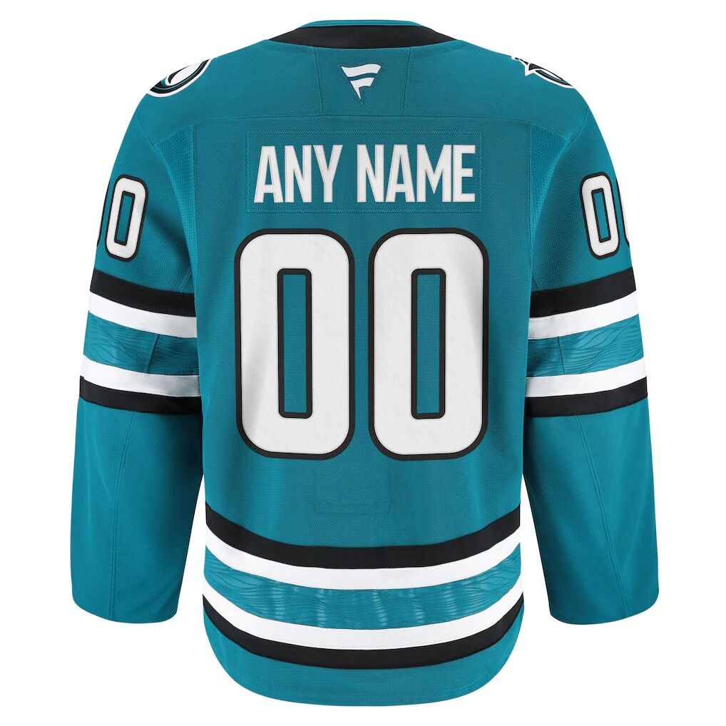 San Jose Sharks Fashion7 Home Authentic Pro Custom Jersey