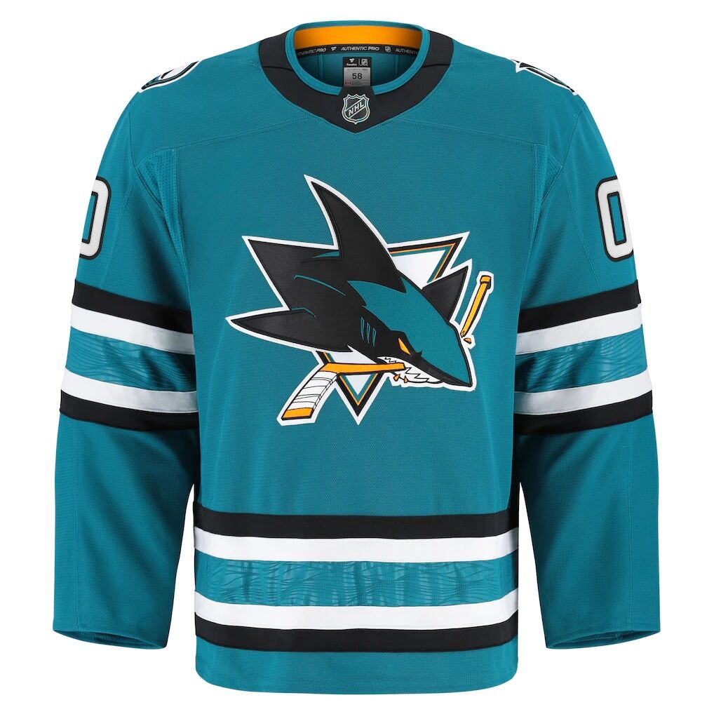 San Jose Sharks Fashion7 Home Authentic Pro Custom Jersey