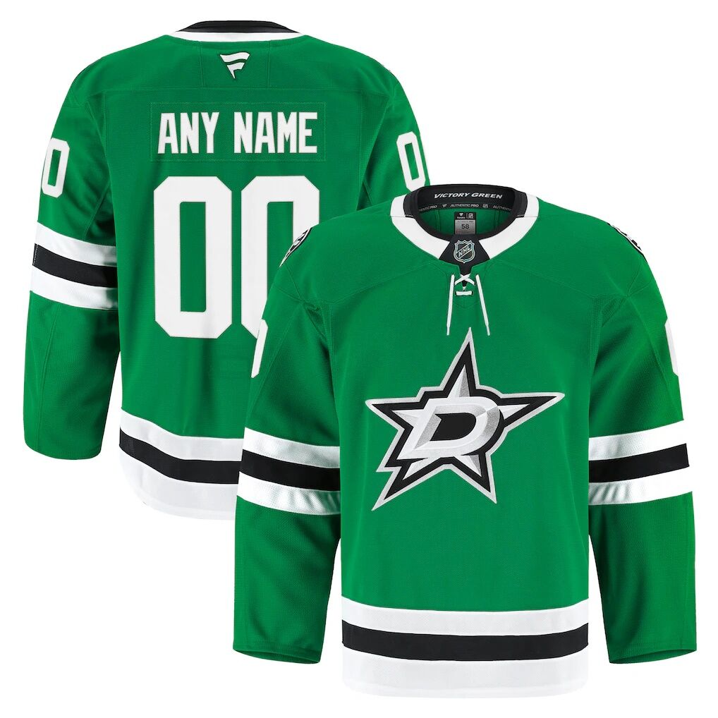 Dallas Stars Fashion7 Home Authentic Pro Custom Jersey - Kelly Green