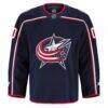 Columbus Blue Jackets Fashion7 Home Authentic Pro Custom Jersey - Navy - Side View