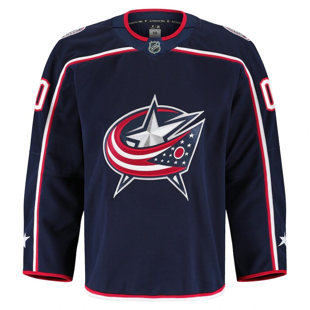 Columbus Blue Jackets Fashion7 Home Authentic Pro Custom Jersey