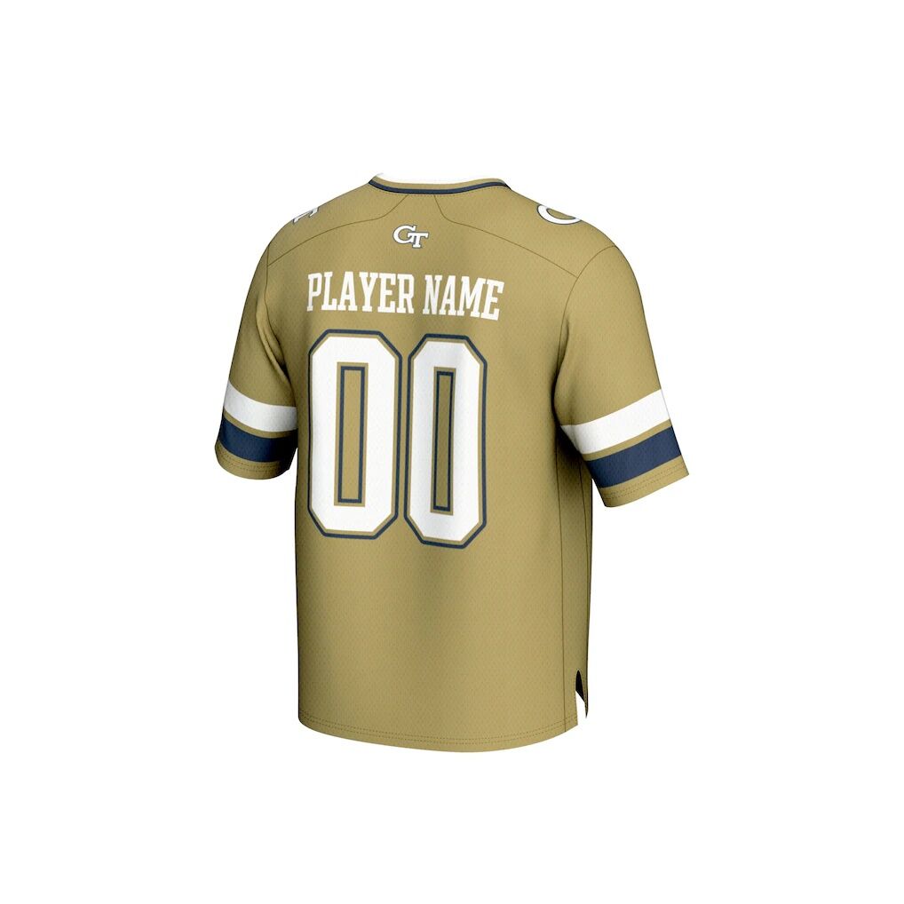 Georgia Tech Yellow Jackets GameDay Greats Unisex NIL Pick-A-Player Football Fashion Jersey