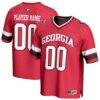 Georgia Bulldogs GameDay Greats Unisex NIL Pick-A-Player Football Fashion Jersey - Red - Front View