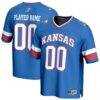 Kansas Jayhawks GameDay Greats Unisex NIL Pick-A-Player Football Fashion Jersey - - Front View