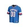 Kansas Jayhawks GameDay Greats Unisex NIL Pick-A-Player Football Fashion Jersey - - Side View