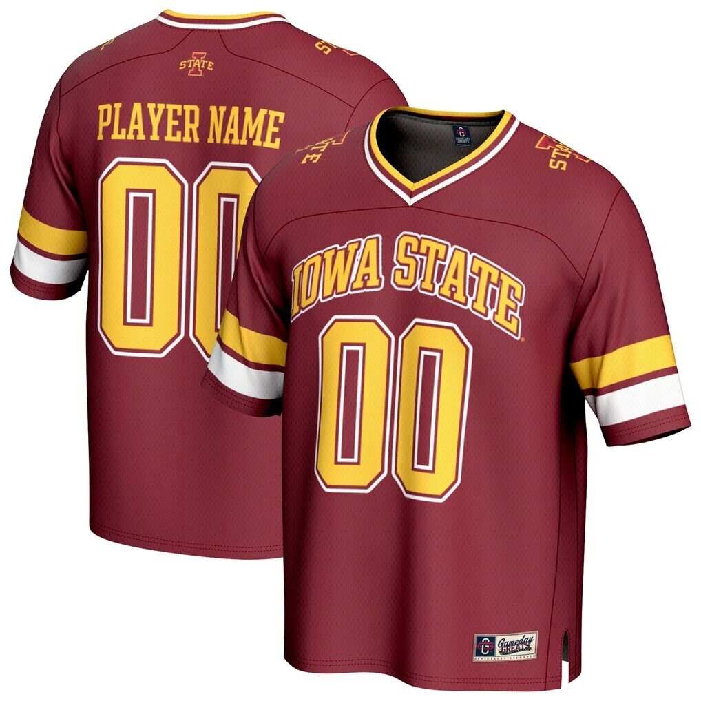 Iowa State Cyclones GameDay Greats Youth NIL Pick-A-Player Football Fashion Jersey - Cardinal