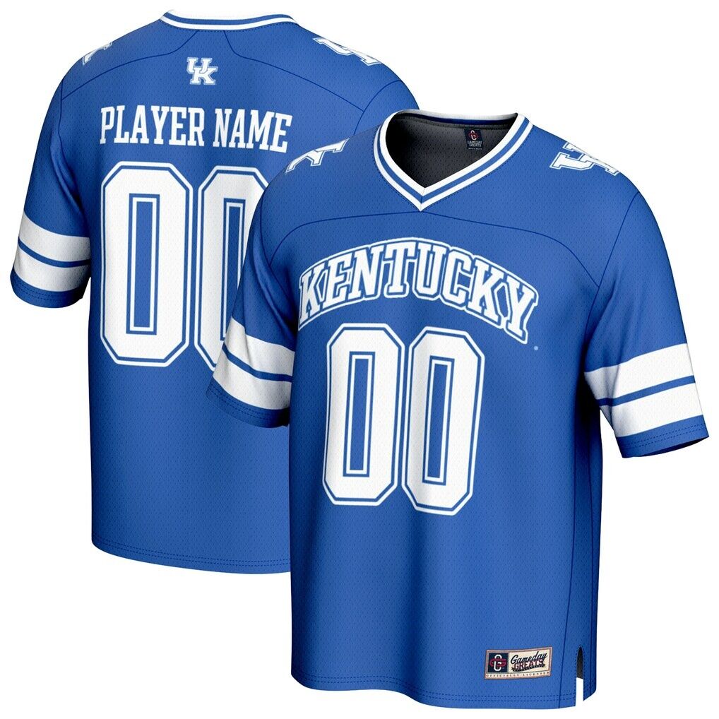 Kentucky Wildcats GameDay Greats Youth NIL Pick-A-Player Football Fashion Jersey - Royal