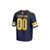 Cal Bears GameDay Greats Youth NIL Pick-A-Player Football Fashion Jersey - Navy - Detail View
