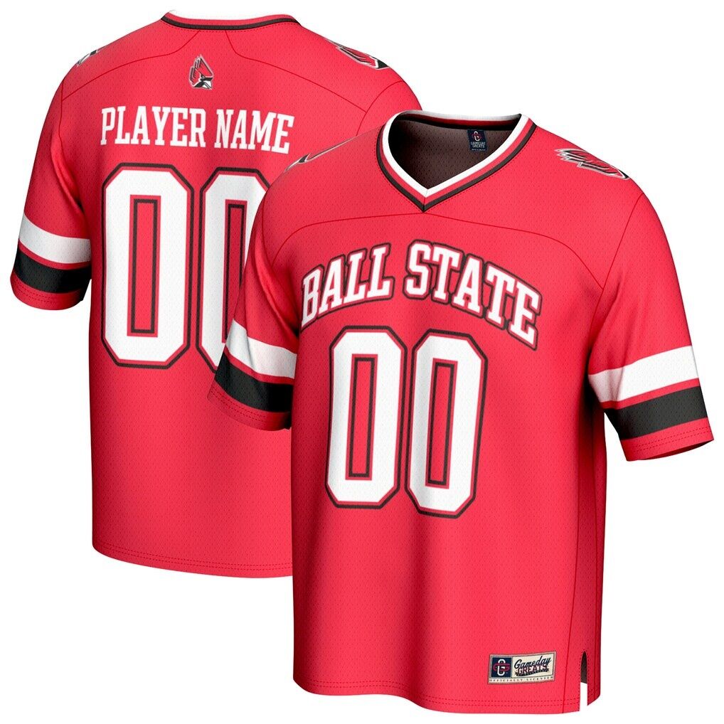 Ball State Cardinals GameDay Greats Youth NIL Pick-A-Player Football Fashion Jersey - Cardinal