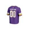 ECU Pirates GameDay Greats Youth NIL Pick-A-Player Football Fashion Jersey - Purple - Detail View