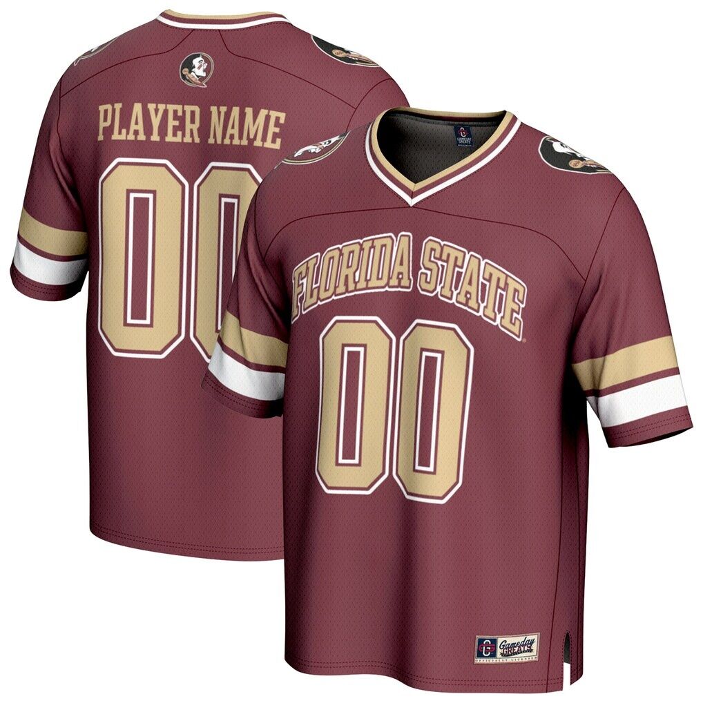Florida State Seminoles GameDay Greats Youth NIL Pick-A-Player Football Fashion Jersey - Garnet