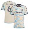 Cavan Sullivan Philadelphia Union adidas 2024 Authentic Secondary Player Jersey - - Front View