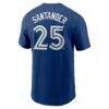 Anthony Santander Toronto Blue Jays Nike Fuse Name & Number T-Shirt - - Detail View