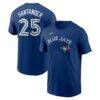 Anthony Santander Toronto Blue Jays Nike Fuse Name & Number T-Shirt - - Front View