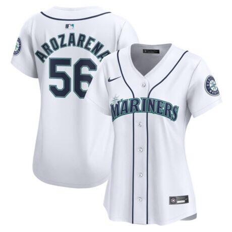 Randy Arozarena Seattle Mariners Nike Women's Home Limited Player Jersey - White - Front View