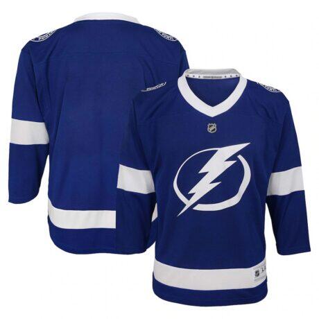 Tampa Bay Lightning Youth Replica Jersey - Blue - Front View