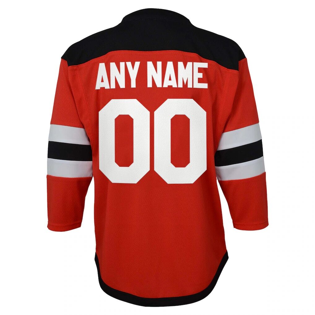 New Jersey Devils Youth Replica Custom Jersey