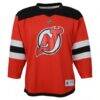 New Jersey Devils Youth Replica Custom Jersey - Red - Side View