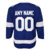Tampa Bay Lightning Youth Replica Custom Jersey - Blue - Detail View