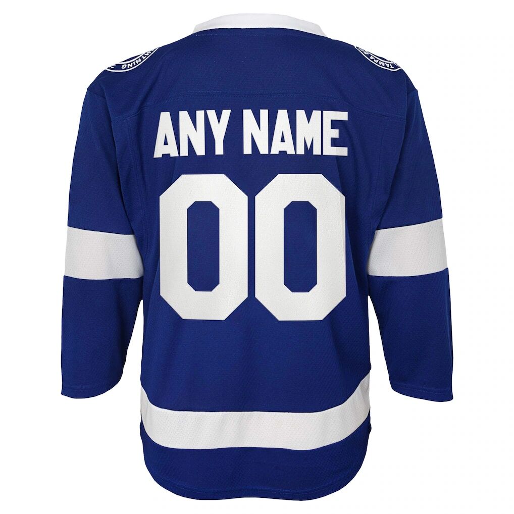 Tampa Bay Lightning Youth Replica Custom Jersey