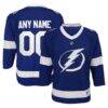 Tampa Bay Lightning Youth Replica Custom Jersey - Blue - Front View