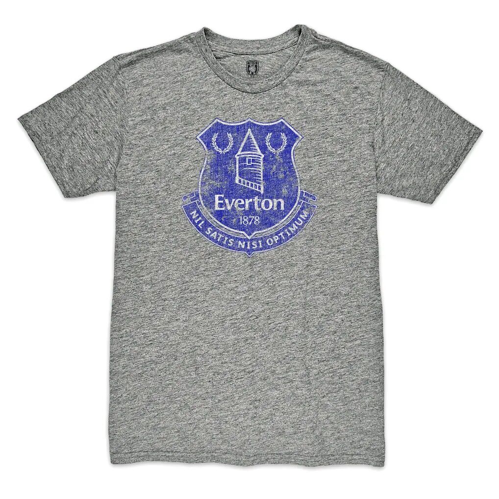 Everton 1863FC Color Badge Vintage Tri-Blend T-Shirt - Heather Gray