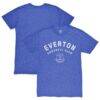 Everton 1863FC Locale Vintage Tri-Blend T-Shirt - Blue - Front View
