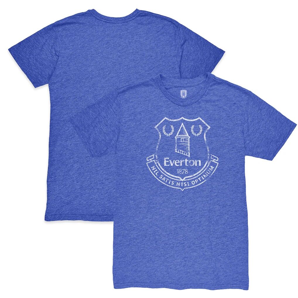 Everton 1863FC Mono Badge Vintage Tri-Blend T-Shirt