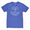 Everton 1863FC Mono Badge Vintage Tri-Blend T-Shirt - Blue - Side View