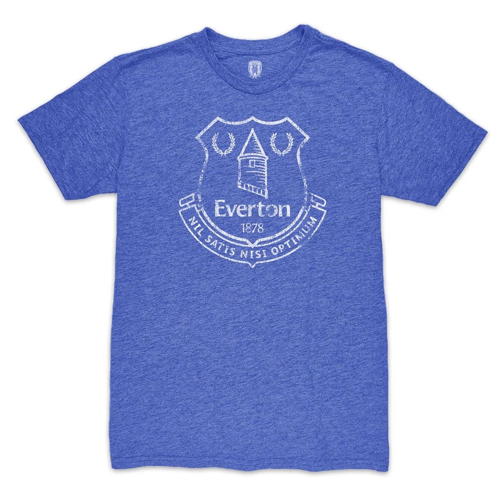 Everton 1863FC Mono Badge Vintage Tri-Blend T-Shirt