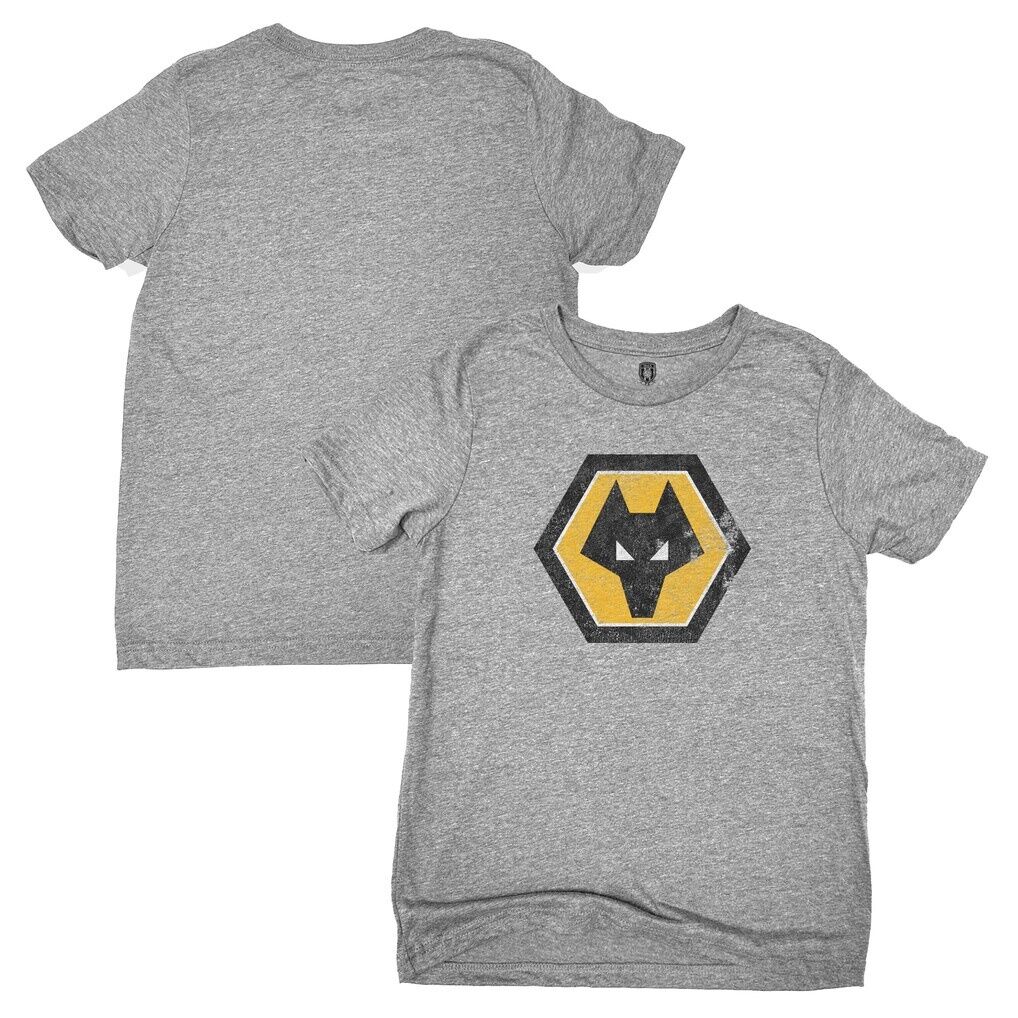 Wolverhampton Wanderers 1863FC  Youth Color Badge T-Shirt - Heather Gray