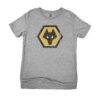 Wolverhampton Wanderers 1863FC Youth Color Badge T-Shirt - Heather Gray - Side View
