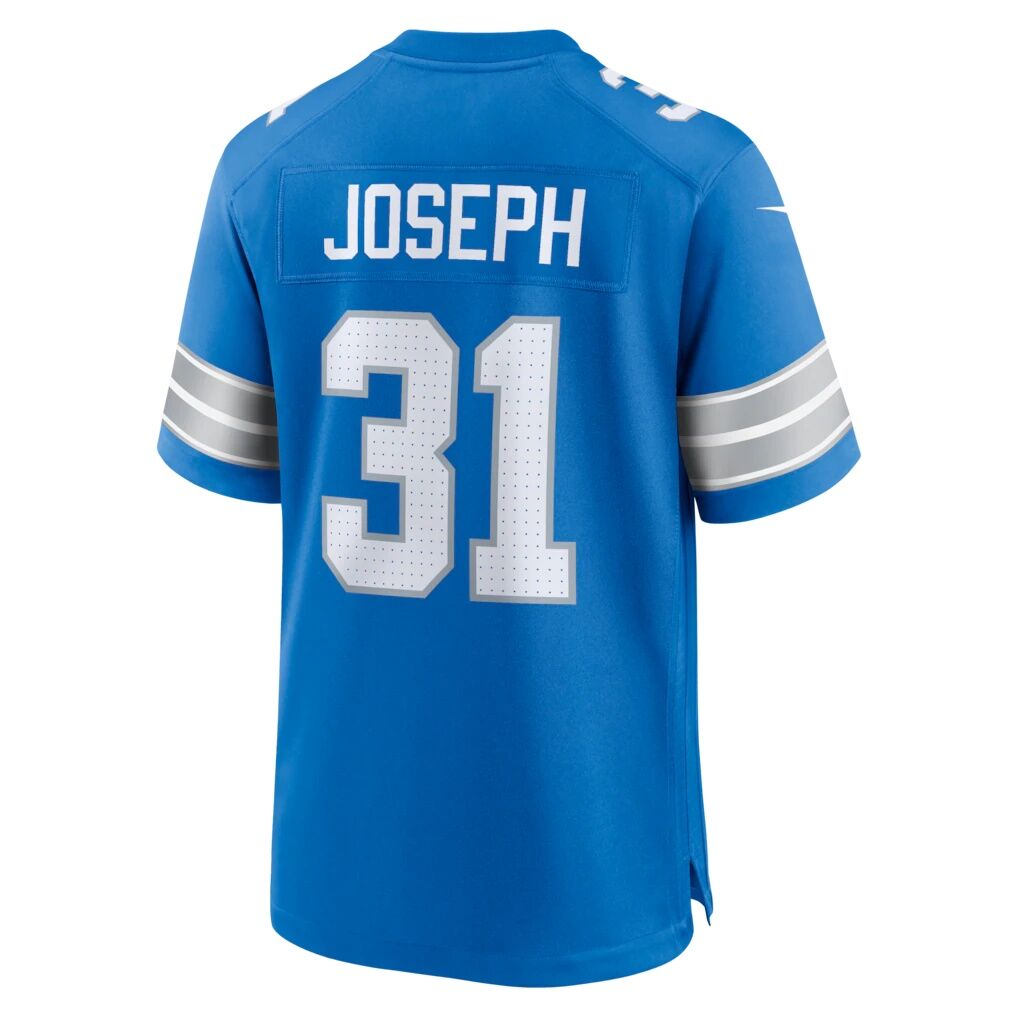 Kerby Joseph Detroit Lions Nike Team Game Jersey
