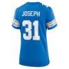 Kerby Joseph Detroit Lions Nike Women's Team Game Jersey - Blue - Detail View