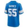 Derrick Barnes Detroit Lions Nike Team Game Jersey - Blue - Detail View