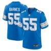 Derrick Barnes Detroit Lions Nike Team Game Jersey - Blue - Front View