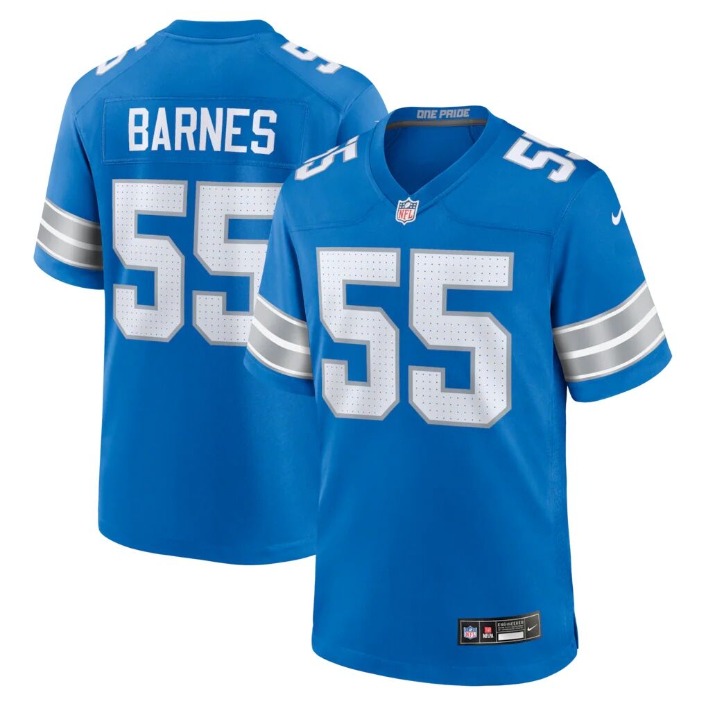 Derrick Barnes Detroit Lions Nike Team Game Jersey