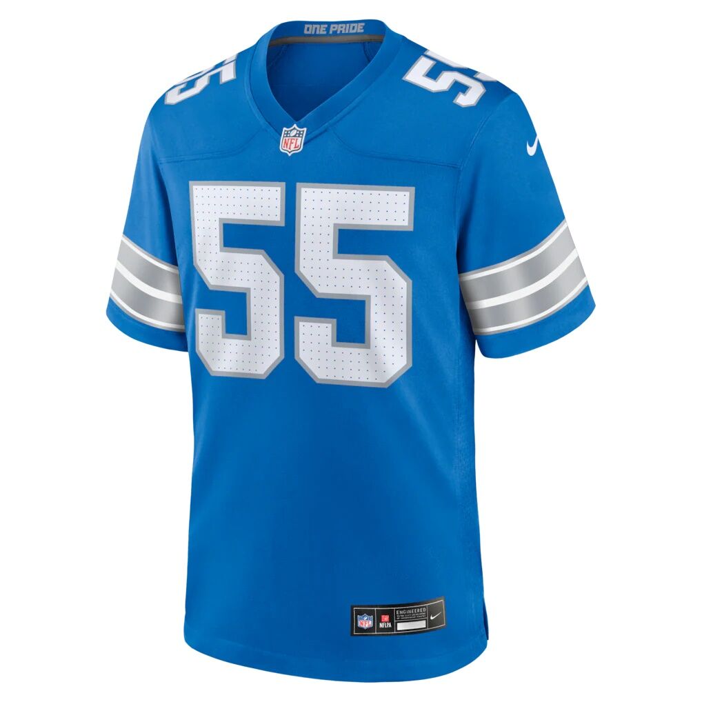 Derrick Barnes Detroit Lions Nike Team Game Jersey