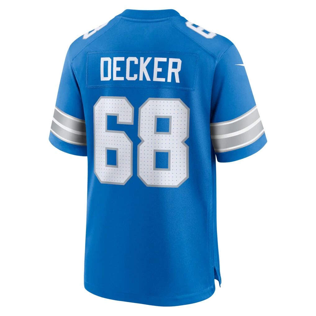 Taylor Decker Detroit Lions Nike Team Game Jersey
