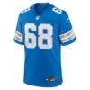 Taylor Decker Detroit Lions Nike Team Game Jersey - Blue - Side View