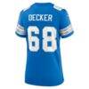 Taylor Decker Detroit Lions Nike Women's Team Game Jersey - Blue - Detail View