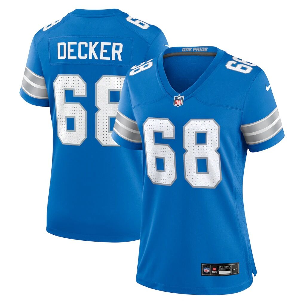 Taylor Decker Detroit Lions Nike Women's Team Game Jersey